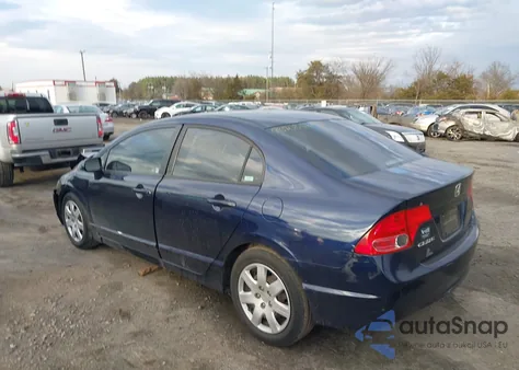 2008 Honda Civic Lx из США, поврежденный, VIN 1HGFA16548L090801